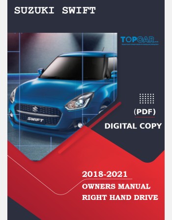 suzuki swift 2018-2021 owners manual